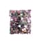 John Bead Acrylic Round Flat Back Rhinestones, 10mm